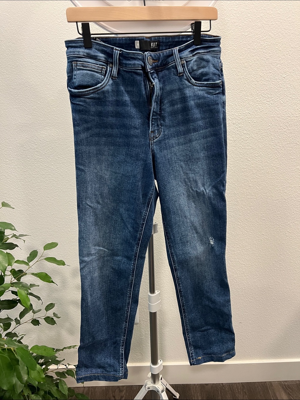 KUT high rise ankle womens jeans